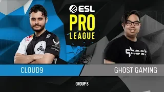 CS:GO - Cloud9 vs. Ghost [Dust2] Map 3 - Group B - ESL Pro League Season 9 Americas