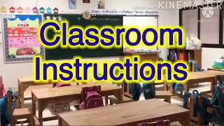 Grade 1 / Lesson 2 : Classroom Instructions