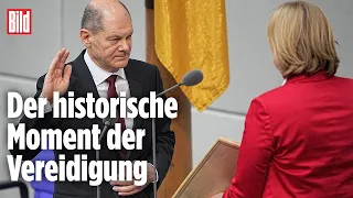 Olaf Scholz ist JETZT offiziell Bundeskanzler