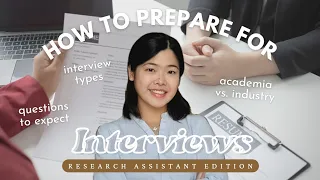 How to Prepare for a Research Assistant Interview | Biomedical Research Assistant Job Applications