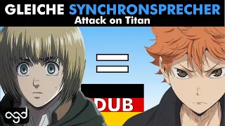 Attack on Titan Charaktere im deutschen Dub - AOT-Synchronsprecher in anderen Anime und Games