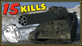 T-34-85M - 15 KILLS - World of Tanks Gameplay