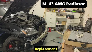 ML63 AMG Radiator Replacement - Messy but not bad