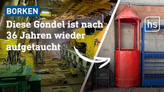 36 Jahre nach Grubenunglück in Braunkohlengrube Stolzenbach: Rettungsgondel wieder da! | hessenschau