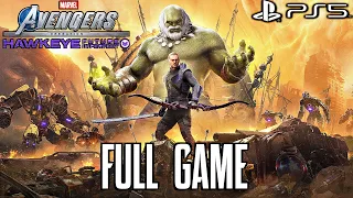 Marvel's Avengers Hawkeye DLC - Gameplay Walkthrough FULL GAME (4K 60FPS) PS5 Remastered