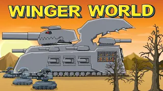 "This strange world of Winger" - Cartoons about tanks