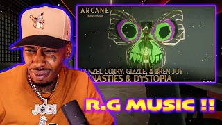 Denzel Curry, Gizzle, Bren JOY - Dynasties & Dystopia | Arcane | Riot Games Music - REACTION