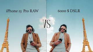 iPhone 13 Pro RAW vs 6000 $ DSLR Camera - Can You Tell the Difference ?