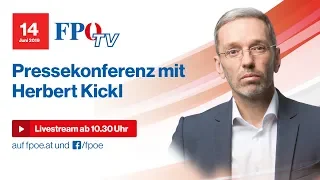 Komplettaufzeichnung: Pressekonferenz mit Herbert Kickl zu den neuen Enthüllungen über ÖVP-Netzwerke