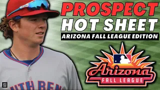 Arizona Fall League Prospect Hot Sheet Weeks 3 & 4 | Bowman Chrome Baseball Cards | Dynasty Fantasy