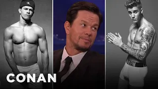 Mark Wahlberg: Justin Bieber Sent Me His Calvin Klein Ad | CONAN on TBS