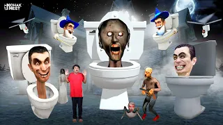 GRANNY BANI SKIBIDI TOILET : ग्रैनी | TOILET MONSTER HORROR GAME GRANNY - SLENDRINA || MOHAK MEET