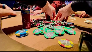 5-WAY ALL-IN FIRST HAND!!! PLO Cash Game Vlog #1