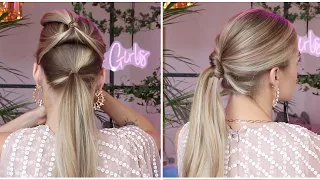 EASY 2-MIN PONYTAL FOR WORK, SCHOOL, COLLEGE, PERFECT EVERYDAY HAIRSTYLE| КРАСИВЫЙ ХВОСТ ЗА 2 МИНУТЫ