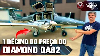 DIAMOND DA62 - Como esse avião PODE CUSTAR POUCO?