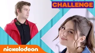 Flattery Face Off Challenge 🤣 w/ Kira Kosarin, Jack Griffo, Riele Downs & More! | #NickStarsIRL