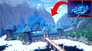 Recreating ARENDELLE CASTLE In Minecraft | Frozen 2