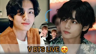 bts news today! BTS's V Live Streams, Making ARMYs Cry!