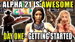 Episode One - This Is Awesome! | 7 Days To Die Alpha 21 Gameplay