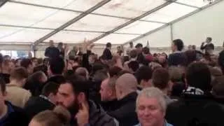 Millwall singing before the wembley game