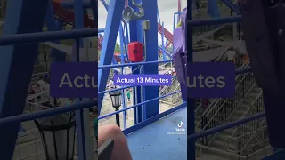 Kings Island wait times in the app vs Actual wait times (Passholder Preview) #shorts