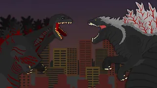 Shin Godzilla vs Godzilla Singular Point  |  EPIC BATTLE  |  Shin vs Ultima