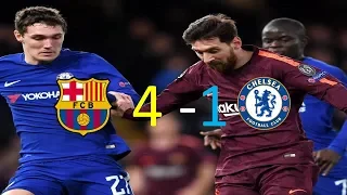 Barcelona vs Chelsea 4-1 all goals in champions league 2018