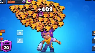 SHELLY NONSTOP to 500 TROPHIES! Brawl Stars