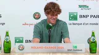 Tennis - Roland-Garros 2024 - Jannik Sinner numero uno del mondo : "Penso che l'Italia se lo meriti"