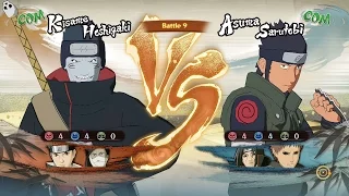 Naruto Shippuden: Ultimate Ninja Storm 4, Kisame/Shisui/Zabuza VS Asuma/Itachi/4th Kazekage!