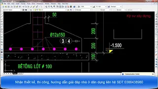 Móng đơn., Hướng dẫn tự thiết kế móng đơn nhà ở dân dụng.