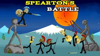 Spearton's Battle | Voltaic Spearton, Golden Spearton, Spearton - Stick War Animation