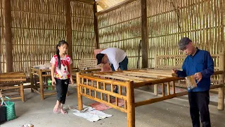 Completed 100# bamboo bed for Ngoc Han. Thank you Mr. Philip for your visit and help