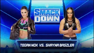 WWE 2K22 - Tegan Nox vs. Shayna Baszler