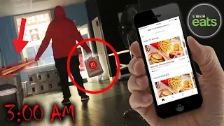 WE ORDERED UBER EATS AT 3 AM AND THIS HAPPENED... (GONE WRONG!)