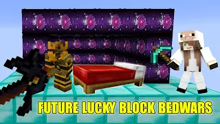 MINI GAME : FUTURE LUCKY BLOCK BEDWARS ** NOOB KHÔNG MẶC ĐỒ VẪN BẤT TỬ ** BEDWARS VỚI CỪU GAMER