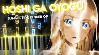 Hoshi ga Oyogu - Summertime Render OP | Piano