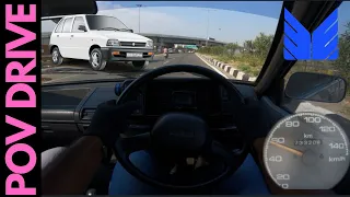 MARUTI 800 | POV DRIVE | TOP SPEED | ACCELERATION | 5 SPEED | GO-KART ON STEROIDS | BUI #5 |