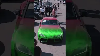 Supra меняет цвет на ходу