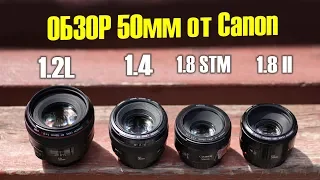 Битва полтосов: Canon EF 50mm 1.8 vs 1.4 vs 1.2L