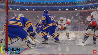 Washington Capitals vs Buffalo Sabres 4K! Full Game Highlights NHL 22 PS5 Gameplay