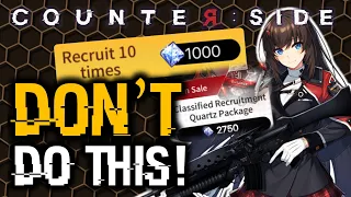 F2P QUARTZ INCOME! ONLY BUY THESE! | Counter:Side