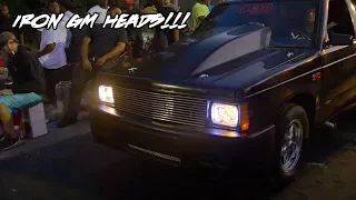 SMALL BLOCK s10 WITH IRON GM HEADS ON IT AND IT'S GETTING DOWN!!