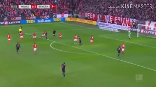 Thiago Alcantara goal Mainz vs Bayern Munchen