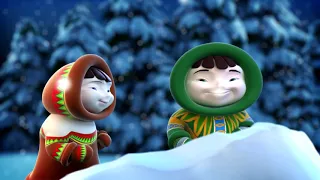 Видео поздравление с Новым годом Зимние забавы от Деда Мороза