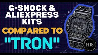 Casio G-Shock “Tron” Comparisons ⌚ ⌚ ⌚ OEM Casios and AliExpress Kits