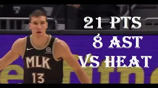 Bogdan Bogdanovic 21 Pts 8 Ast Miami Heat vs Atlanta Hawks HIGHLIGHTS