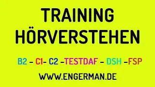 B2 – C1- C2 –TESTDAF – DSH –FSP VORBEREITUNG #1