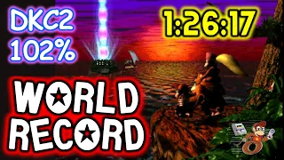 DKC2 102% PB In 1:26:17 (FORMER WORLD RECORD!)