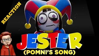 JESTER (Pomni's Song) Feat. Lizzie Freeman from The Amazing Digital Circus | Reaction (Ninja Reacts)